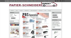Desktop Screenshot of papier-schneider.com